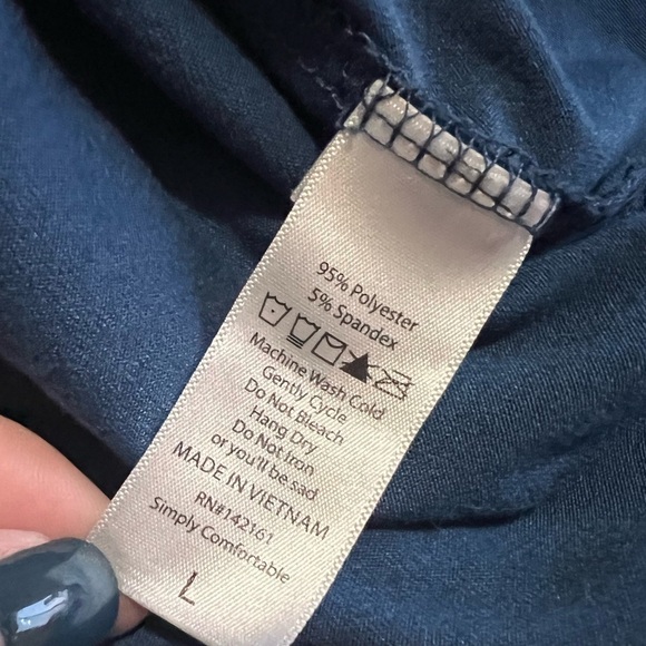 LuLaRoe Large Blue Hooded Sweatshirt Gryffindor Harry Potter Kangaroo Pouch - Picture 8 of 8